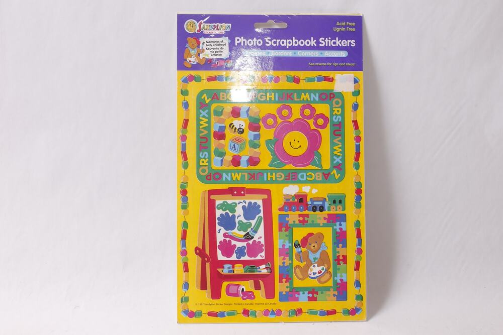 Sealed Sandylion Early Childhood Photo Scrapbook Stickers 1997 ~ 260612-WH 1102